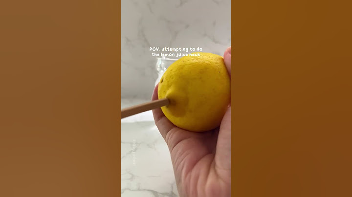 Lemon Juicing Hack
