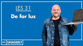 Iteraties: de for-lus (adhv string)