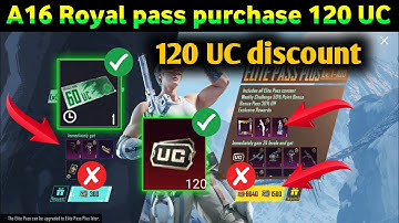 A16 royal pass kaise karen | Elite pass Elite pass plus upgrade Get Free emote 300 UC vs 960