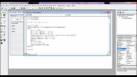 tutorial visual basic ecuaciones cuadraticas - parte 2