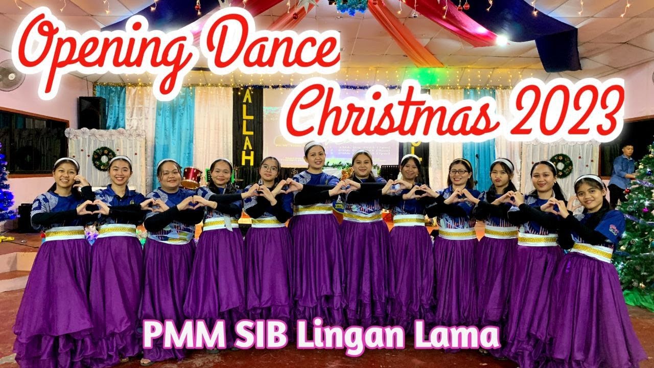 OPENING DANCE CHRISTMAS 2023 II TARIAN TAMBOURINE II PMM SIBLLP II 24 Disember 2023