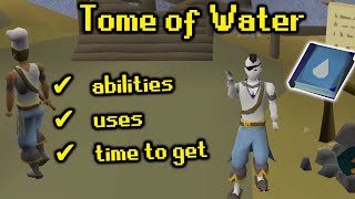 OSRS -Tome of Water Uses & Worth it?
