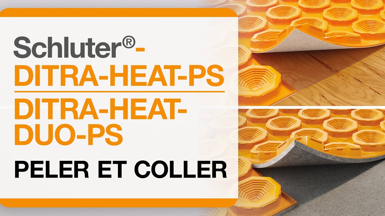 Les membranes de désolidarisation DITRAHEATPS et DITRAHEATDUOPS