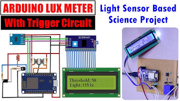 DIY Arduino Lux Meter | Science Project to Measure Light Intensity with BH1750 NodeMCU LCD