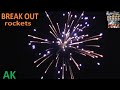 Break out rockets by gemstone rockets Uk fireworks complete video in full HD made by AK media