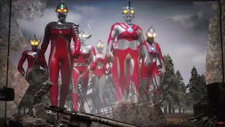 Ultraman Brothers vs Alien KaijuウルトラマンAnh em Siêu nhân điện quang vượt rào tiêu diệt hang ổ Quái vật