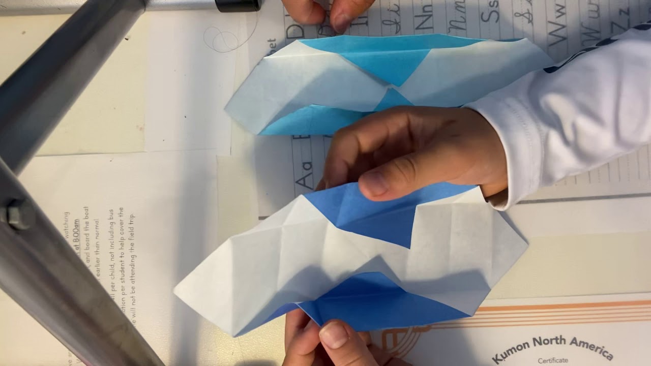 How to fold a box with lid YouTube