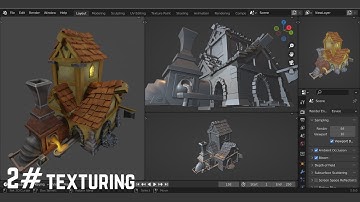 Blender 3.0 -Stylized Medieval House Part 2: Texturing