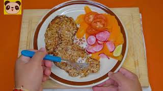 Filete Empanizado de AVENA Crujiente y Sabroso #snacksenminutos