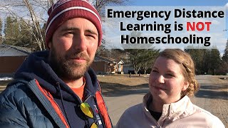 Emergency Distance Learning is not Homeschooling | Homeschooling vs. Emergency Distance Education