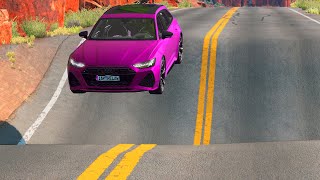 Cars Vs Massive Potholes Beamng Drive Valerito