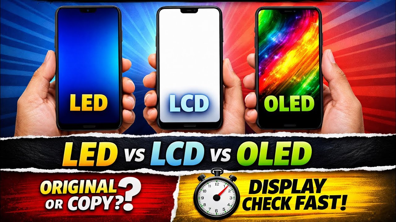 Mobile Screen Check in 60 Seconds | LED, LCD & OLED Screen Test ...