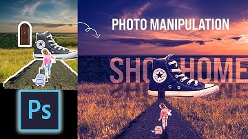 Photoshop Manipulation Tutorial: Compositing I CINEMATIC Editing I Shoe house manipulation I Editing