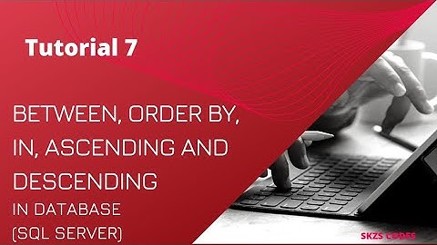 Between, In,Order By, Ascending and descending order in Sql server  #database #sqlserver #orderby