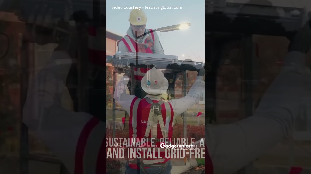 The Street Light That Stays Bright Without a Power Grid