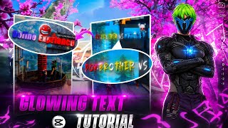 Glowing Text Tutorial 🔥 Like @PGL_DRKRAI77 | Free fire red and white text tutorial screenshot 2