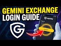 How to login to Gemini Exchange - Detailed Guide