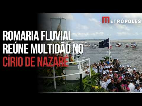 Círio de Nazaré: Romaria Fluvial reúne embarcações na Baía do Guajará