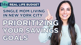 BBP REAL LIFE BUDGET | Single Mom + Savings Goals