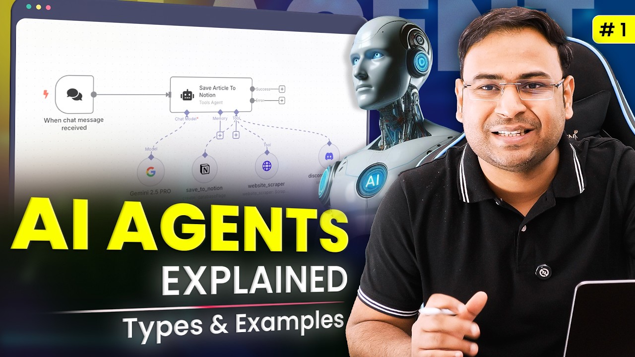 What Are AI Agents? Explained Simply - AI Agent Course #1 | Umar ...