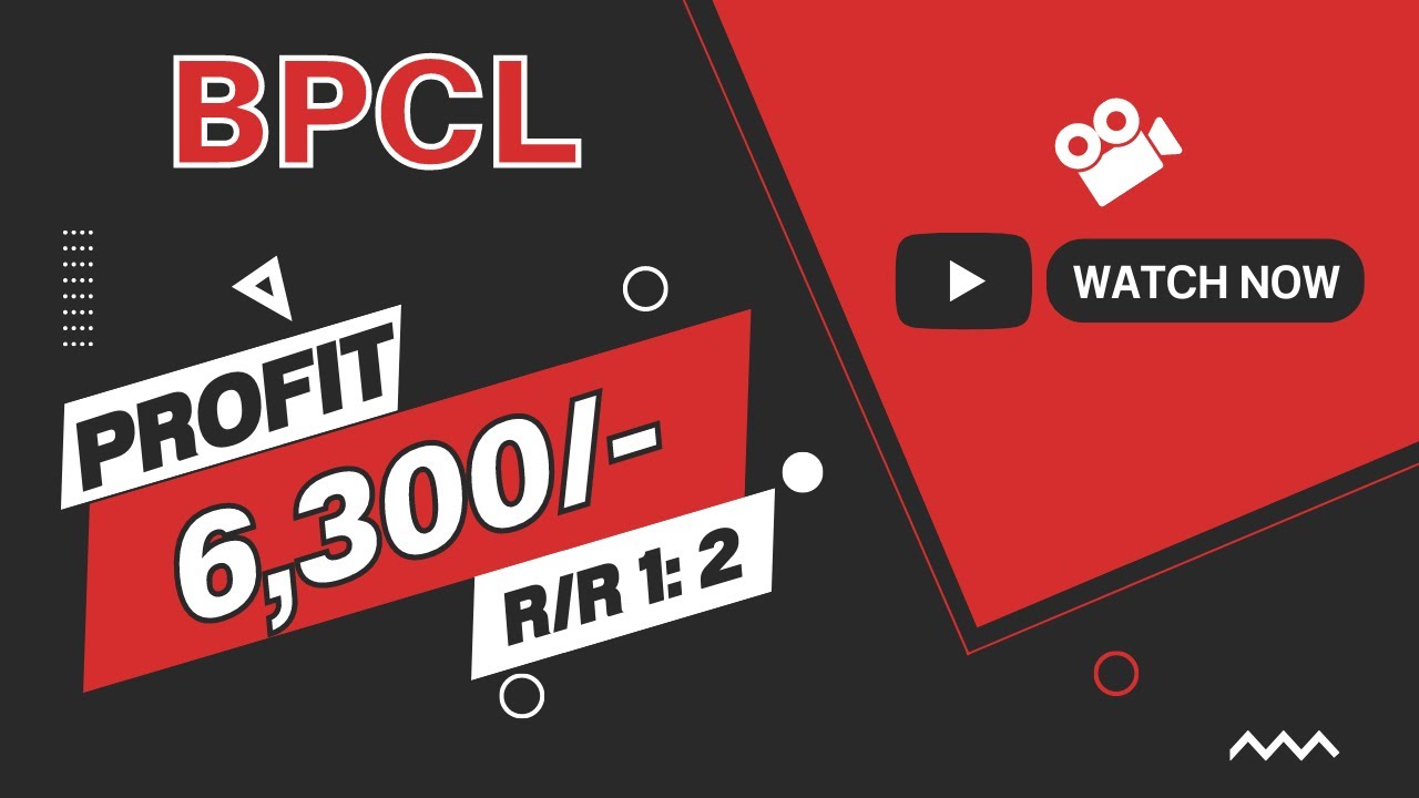 6,300/- Profit booked in BPCL | Live Intraday Trading | Stocks Sign
