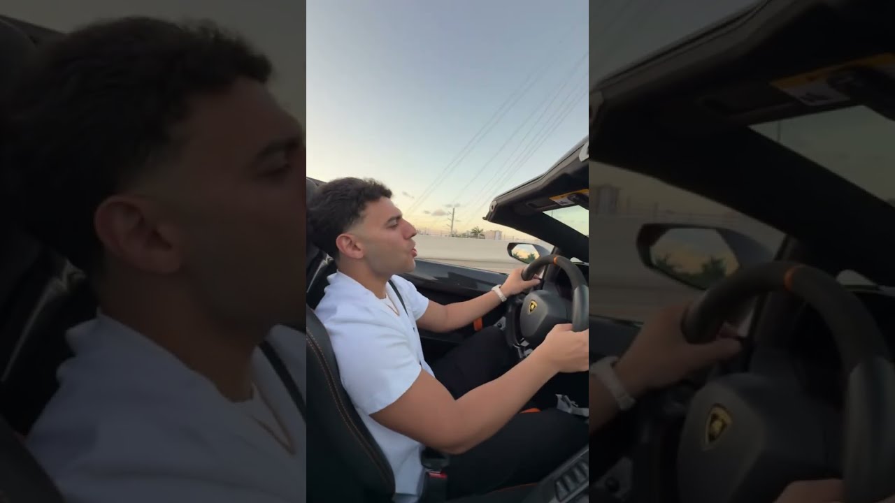 POV Bro Said Come Look At His New Car Pt 2 Miami Viral Fyp Lamborghini Supercars Hellcat Fy
