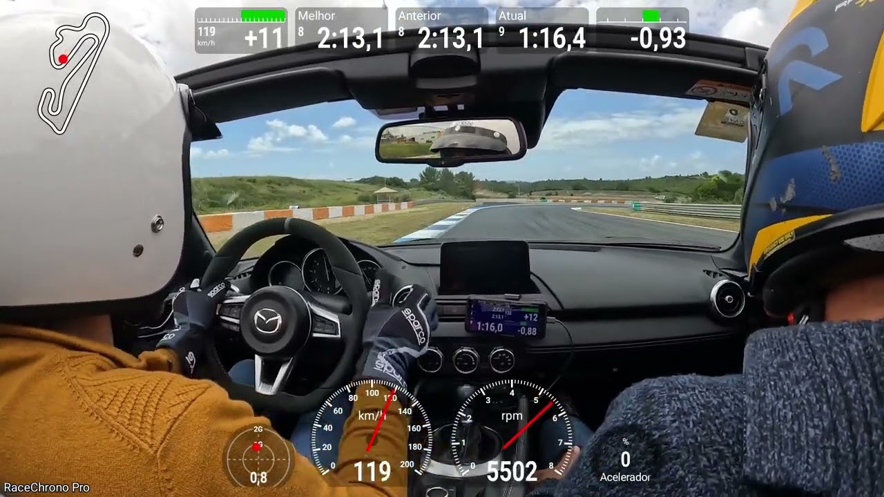 MX-5 ND2 2.0L -  Estoril 15.05.24 - 2:11,64 - Racebox Mini