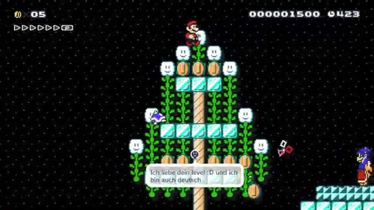 Frosty Ice Mountain of Magicians by Psy - Super Mario Maker - No Commentary 1AB