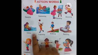 Action verb|Action words |Learn Action words with pictures|verb| Action |Action words for kids