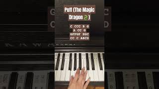 Puff (The Magic Dragon 🐉) | @shel1018 #shorts #piano #60s Like 👍 Share SUBSCRIBE