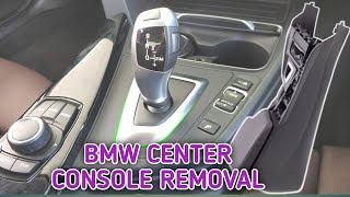 How To Remove Entier Center Console Bmw F30,F31,F32,2013-2016The Whole Thing