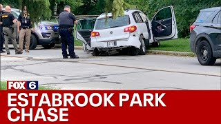 Estabrook Park pursuit, 4 arrested | FOX6 News Milwaukee