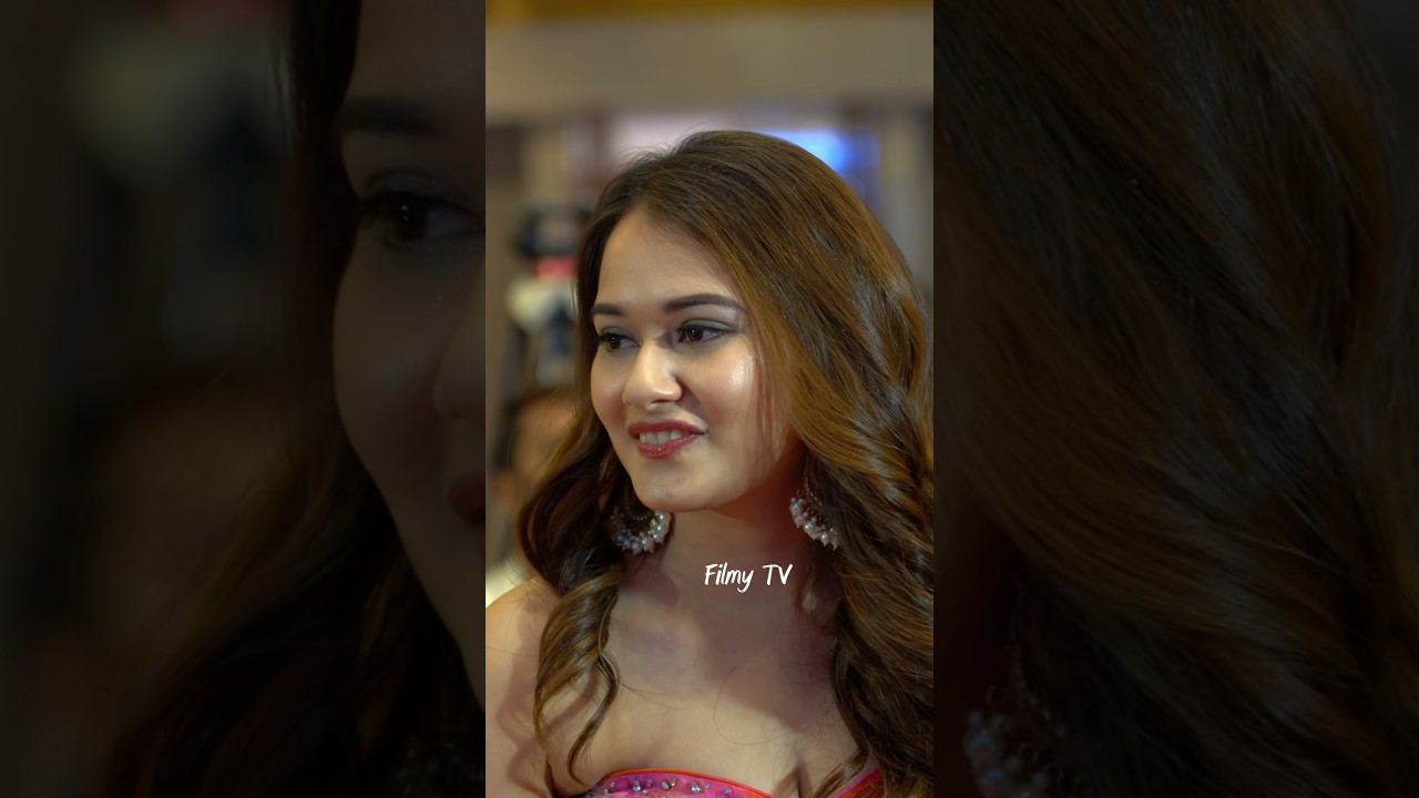 Actress Virti Vaghani looking beautiful at Sundarakanda Movie Promotional event