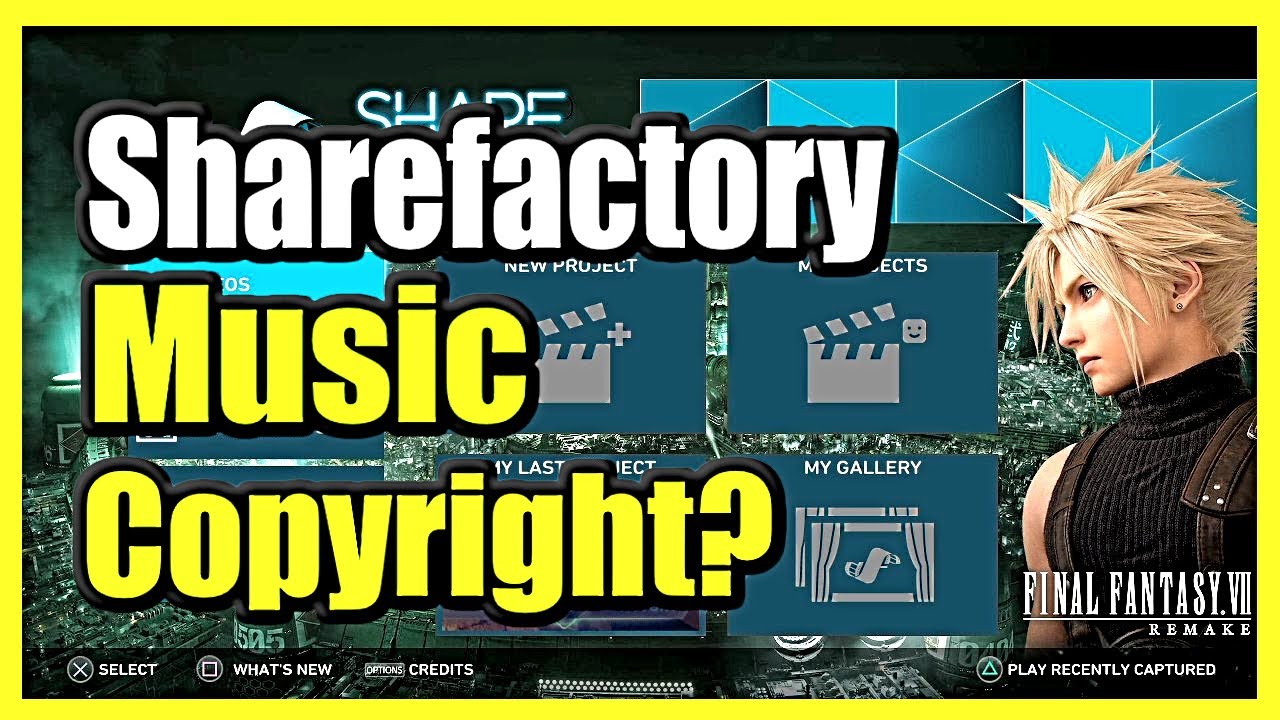 Is Sharefactory Sample Music on PS4 Copyrighted? Can you use this music