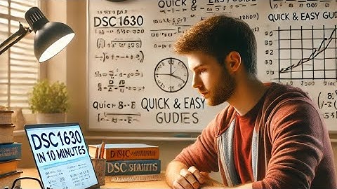 DSC1630 in 10 Minutes | UNISA DSC1630 Summary & Study Guide
