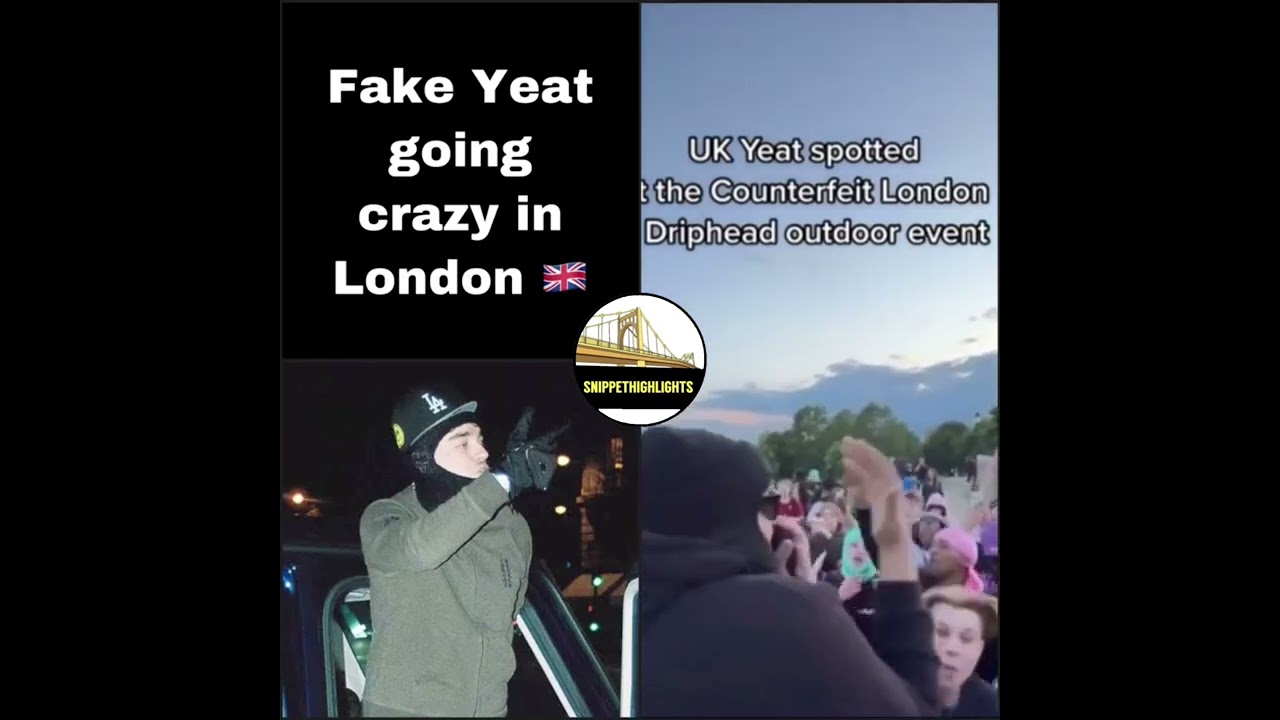 Fake Yeat Going Crazy In London 🇬🇧