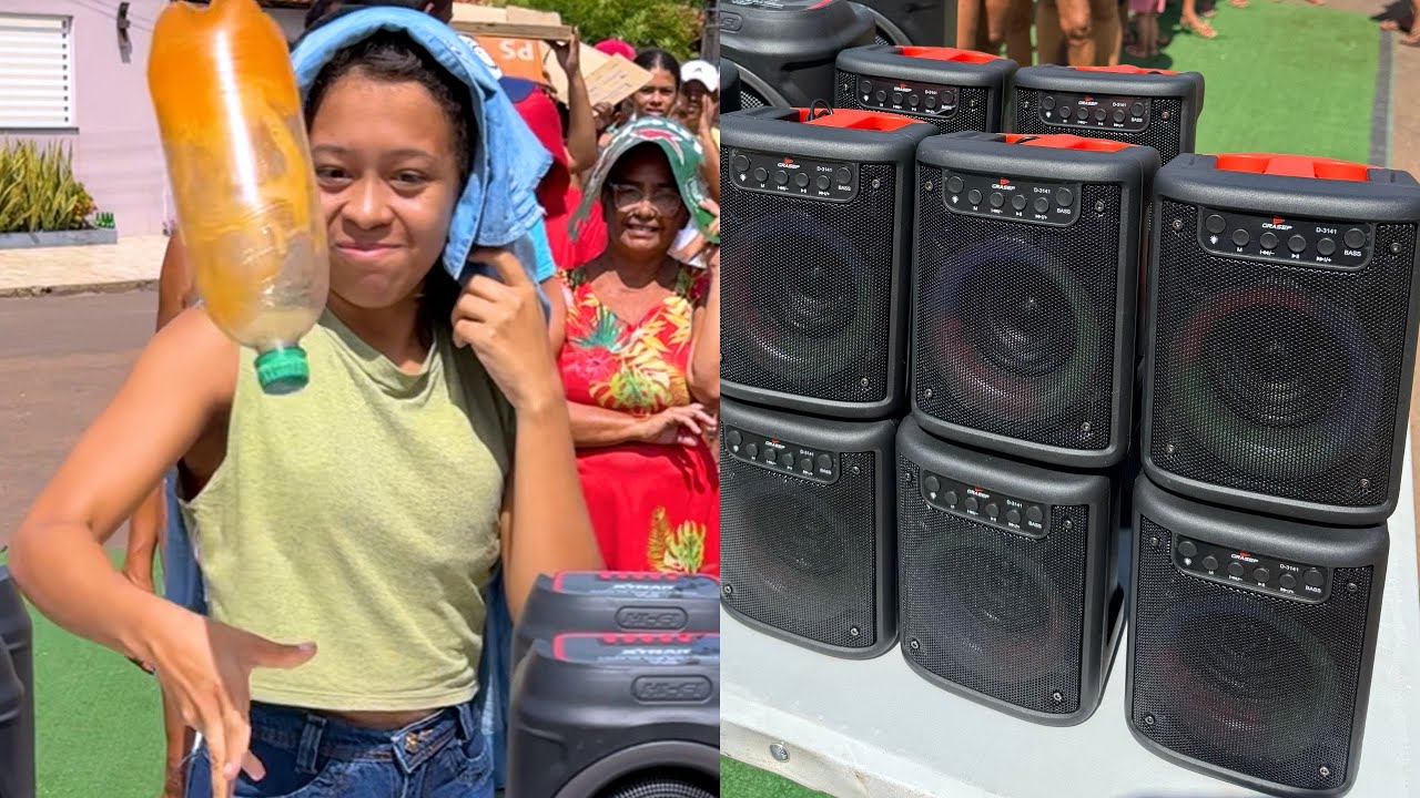 Desafio na Rua: Jogue a Garrafa e Ganhe 1 Caixa de Som!