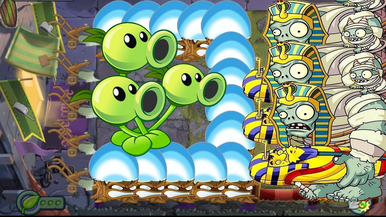 Plants, vs.Zombies, Pvz2, MINHTUGAMES, Battlez, Threepeater PvZ2, Torchwood PvZ2,...