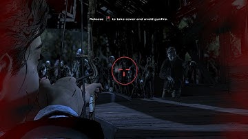 The Walking Dead Season 4 Episode 4 - Clem Shoots Minnie When she is in the Walker Herd