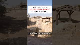This is where Jesus Christ is believed to have been baptized by John the Baptist. | #shorts #short