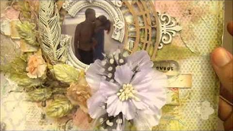 Prima Sunrise Sunset Mixed Media Layout