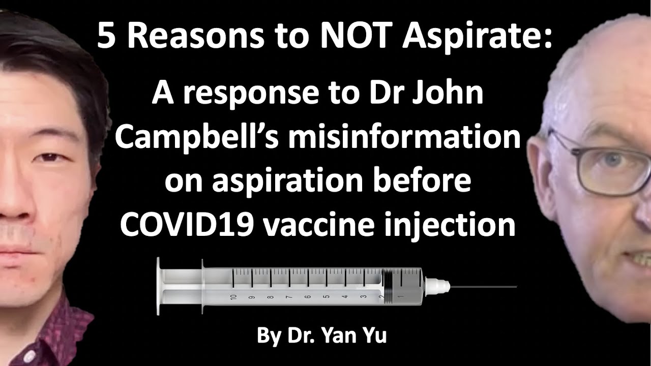 5 Reasons to NOT Aspirate a response to Dr John Campbell’s