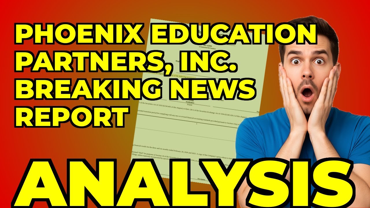 My Take on Phoenix Education Partners' Latest SEC Filing - YouTube