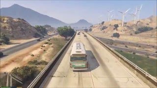 GTA 5 -  Brutal Crash Compilation - Heavy Bus Mod - Extreme High  Speed Crach Compilation 3