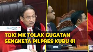 Tok! MK Tolak Gugatan Sengketa Pilpres 2024 Kubu Anies Muhaimin, 3 Hakim Dissenting Opinion