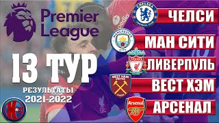 Футбол. Английская Премьер Лига 13 тур (АПЛ 21-2022) Эпоха Рангника в МЮ началась  ничьей с Челси.