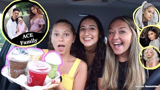 TRYING CELEBRITY’S FAVORITE STARBUCKS DRINKS  **Ace family**