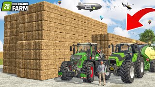 大型わら俵収集・保管システム | BILLIONAIRE FARM | ファーミングシミュレーター 25 screenshot 5