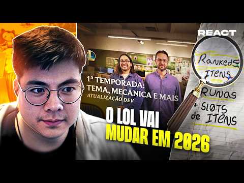 🚨AS MUDANÇAS NO LEAGUE OF LEGENDS PARA 2026! ESA REAGE e COMENTA MUDANÇAS DA RIOT