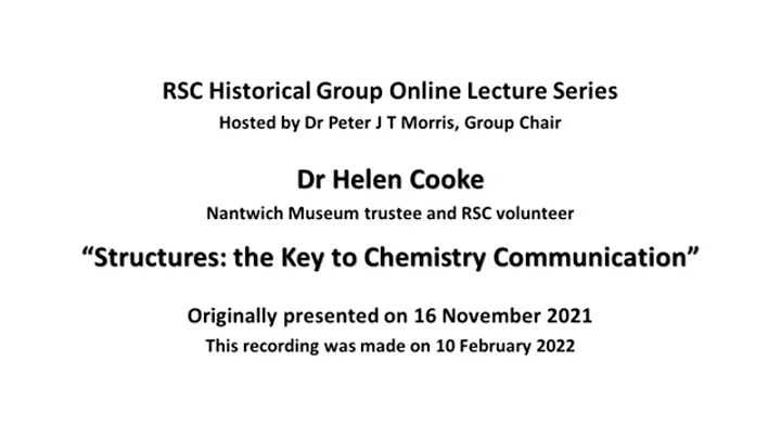 Structures: the key to chemistry communication - H...